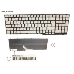 34079036 - KEYBOARD WHITE GERMAN WIN10