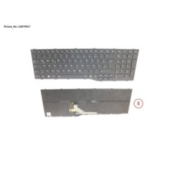 34079037 - KEYBOARD BLACK W. BL GERMAN