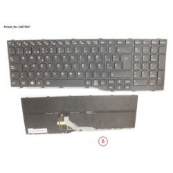 34079041 - KEYBOARD BLACK W. BL SPAIN