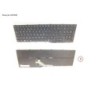 34079040 - KEYBOARD BLACK W. BL UK