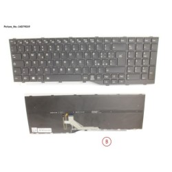 34079039 - KEYBOARD BLACK W. BL ITALY