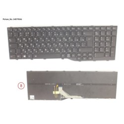 34079046 - KEYBOARD BLACK W. BL RUSSIA.US