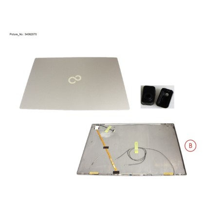 34082570 - LCD BACK COVER ASSY (W. RGB)