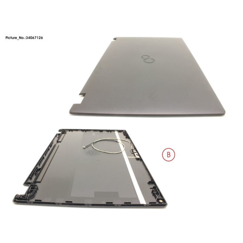 34067126 - LCD BACK COVER ASSY(W. CAM.MIC)