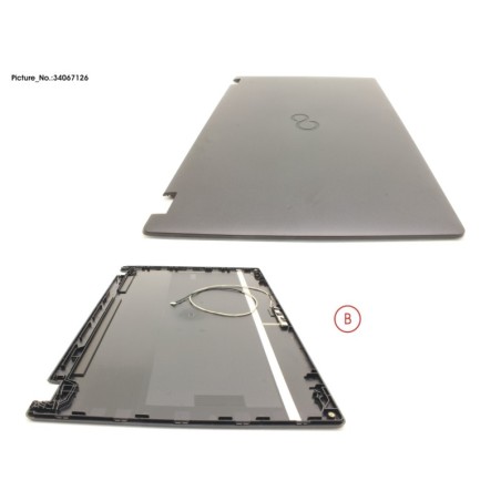 34067126 - LCD BACK COVER ASSY(W. CAM.MIC)