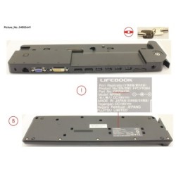 34053641 - PORT REPLICATOR W. KEY LOCK