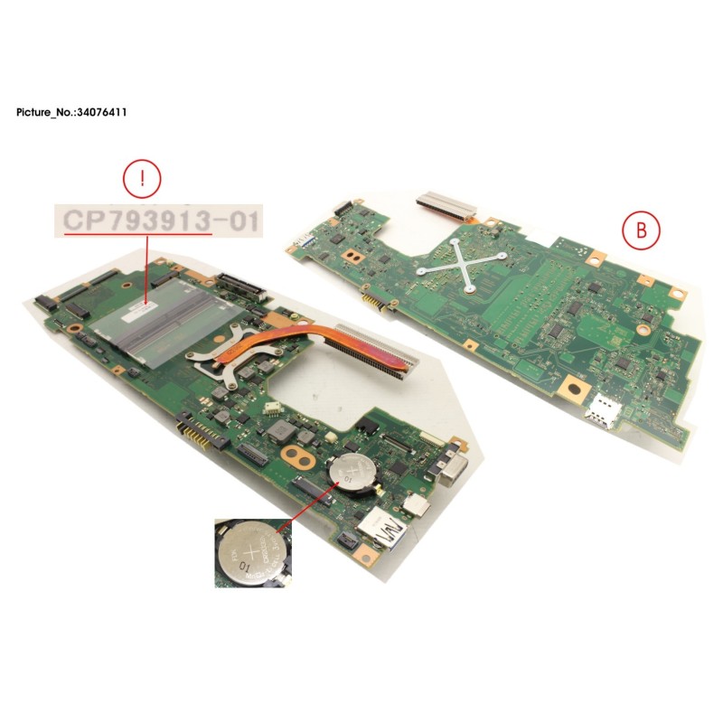 34076411 - MAINBOARD ASSY I5 10310U