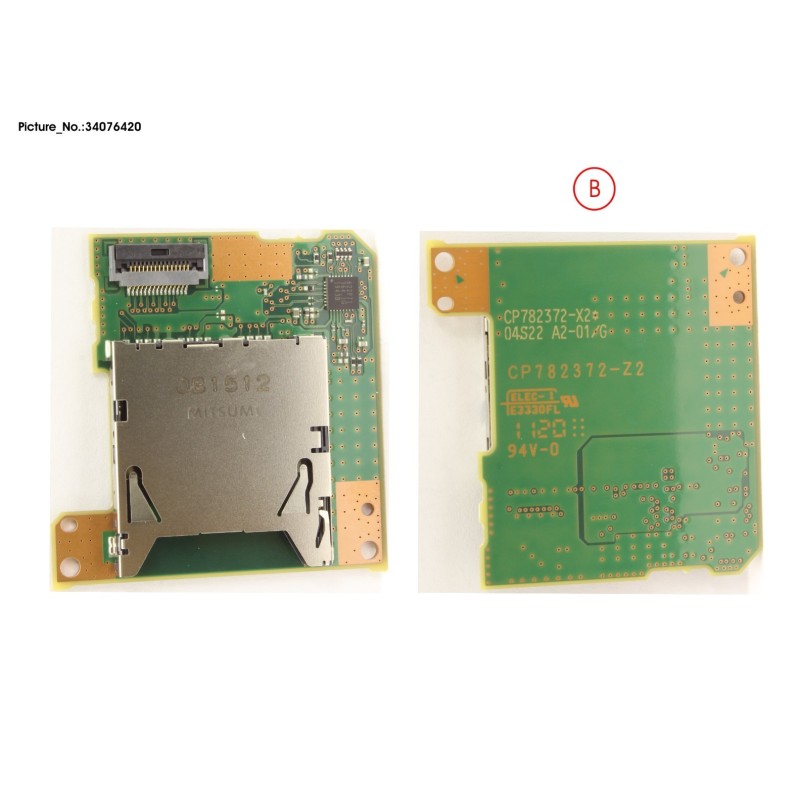 34076420 - SUB BOARD. SD CARD READER