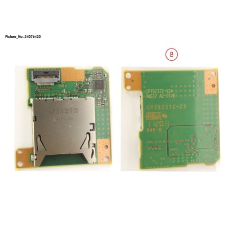 34076420 - SUB BOARD. SD CARD READER