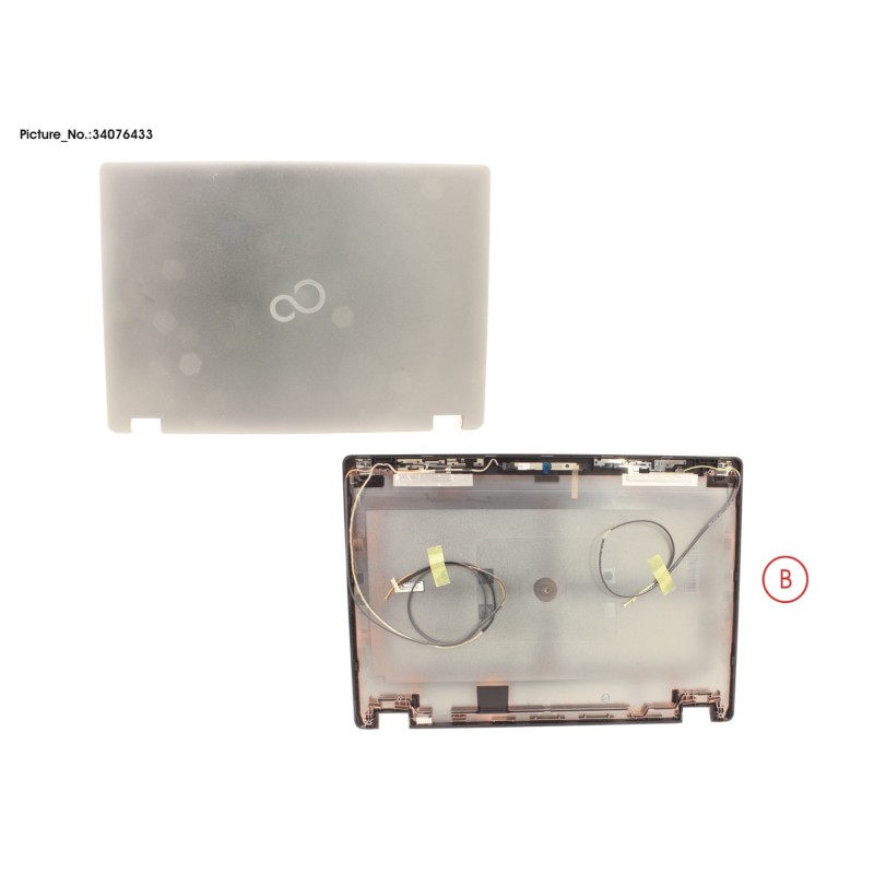 34076433 - LCD BACK COVER ASSY (HD. W. RGB CAMERA)