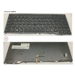 34068016 - KEYBOARD BLACK W. TS HEBREW