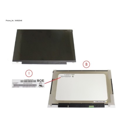 34082548 - LCD ASSY 14  HD W. PLATE