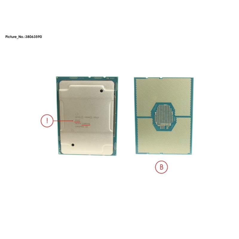 38063590 - CPU XEON GOLD 6142 2.6GHZ 150W