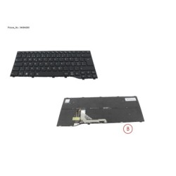 34084290 - KEYBOARD BLACK W. BL SWISS WIN11