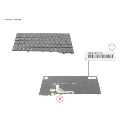 34084288 - KEYBOARD BLACK W. BL SPAIN WIN11