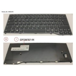 34053393 - KEYBOARD BLACK W.O TS BELGIUM