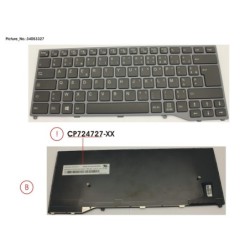 34053327 - KEYBOARD BLACK W.O TS FRANCE