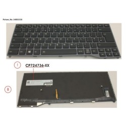 34053335 - KEYBOARD BLACK W. BL UK