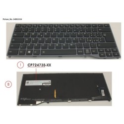 34053334 - KEYBOARD BLACK W. BL ITALY