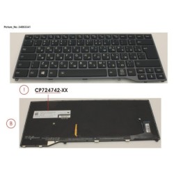 34053341 - KEYBOARD BLACK W. BL RUSSIA.US