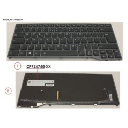 34053339 - KEYBOARD BLACK W. BL US