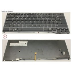 34053409 - KEYBOARD BLACK W. TS SWISS