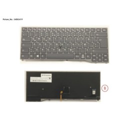 34053419 - KEYBOARD BLACK W. TS ICELAND