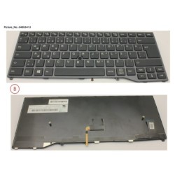 34053413 - KEYBOARD BLACK W. TS TURKEY