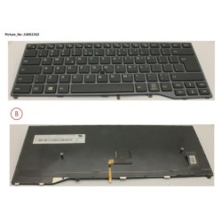 34053352 - KEYBOARD BLACK W. TS US