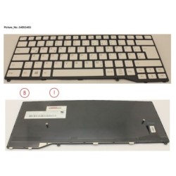 34053403 - KEYBOARD WHITE W.O TS GERMAN