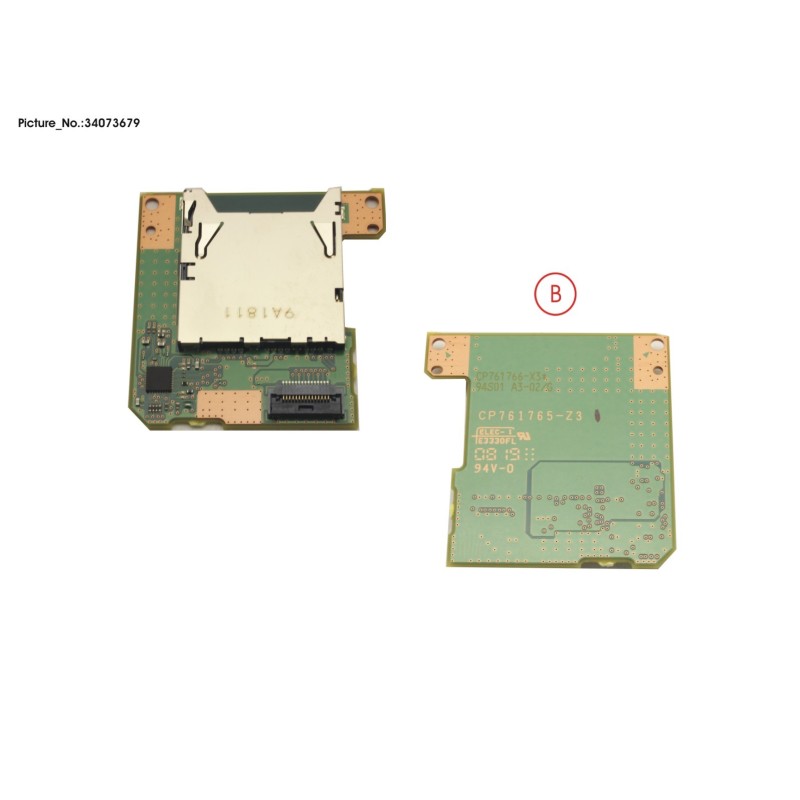 34073679 - SUB BOARD. SD CARD READER