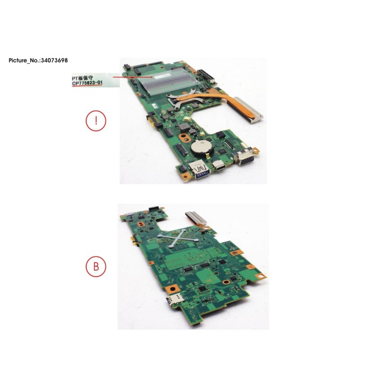 34073698 - MAINBOARD ASSY I3 8145U