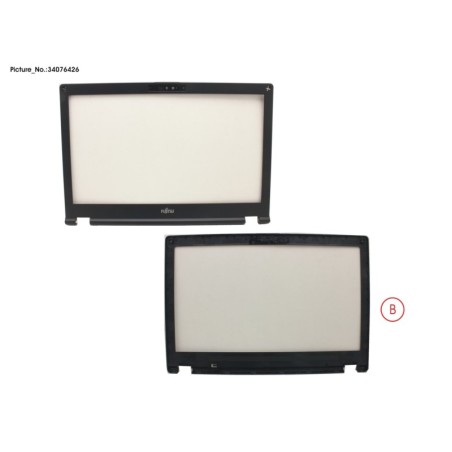 34076426 - LCD FRONT COVER (HD. FOR HELLO CAM)