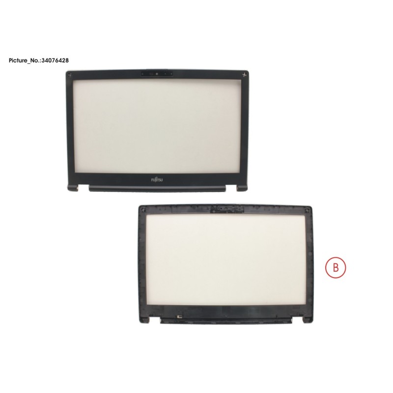 34076428 - LCD FRONT COVER (FHD. FOR RGB CAM)