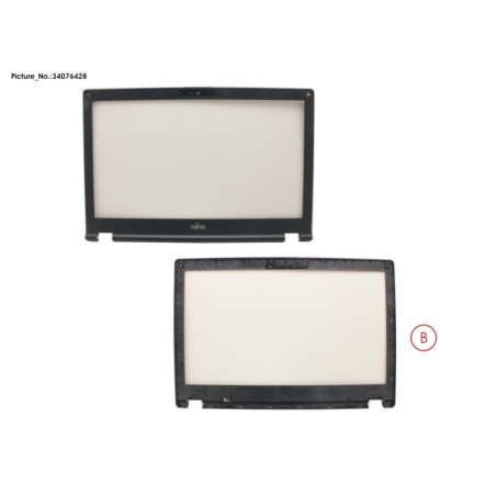 34076428 - LCD FRONT COVER (FHD. FOR RGB CAM)