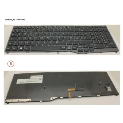 34067986 - KEYBOARD 10KEY BLACK W. TS SWISS