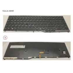 34067997 - KEYBOARD 10KEY BLACK W. TS GERMAN