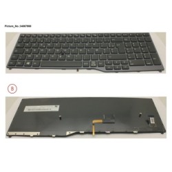 34067998 - KEYBOARD 10KEY BLACK W. TS FRANCE