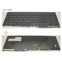 34067991 - KEYBOARD 10KEY BLACK W. TS GREECE