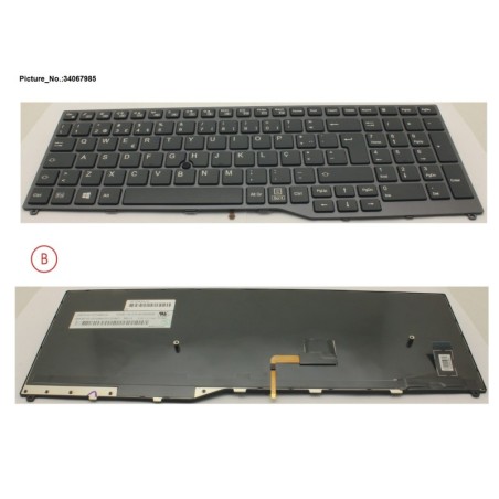 34067985 - KEYBOARD 10KEY BLACK W. TS PORTUGAL