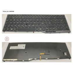 34067995 - KEYBOARD 10KEY BLACK W. TS CZECH.SLOVAK
