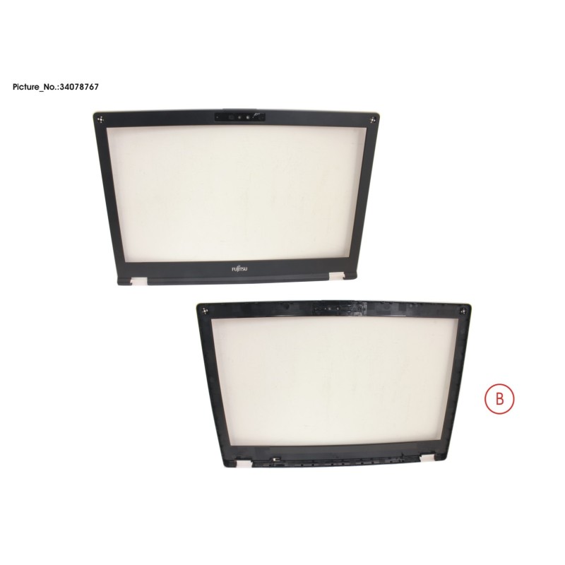 34078767 - LCD FRONT COVER  (W. TOUCH W. HELLO)