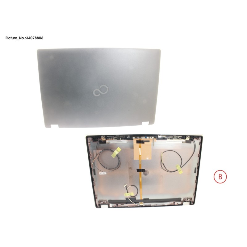 34078806 - LCD BACK COVER ASSY (W. TOUCH W. HELLO)