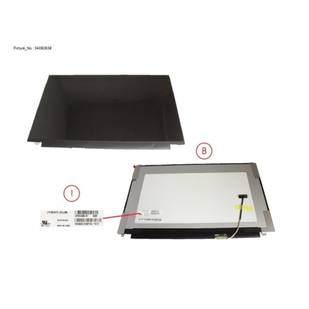 34082638 - LCD ASSY 15  FHD TOUCH W. PLATE