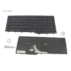 34084233 - KEYBOARD BLACK W. BL CZ.SLK.US WIN10&11