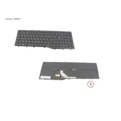 34084227 - KEYBOARD BLACK W. BL RUS.US WIN10&11