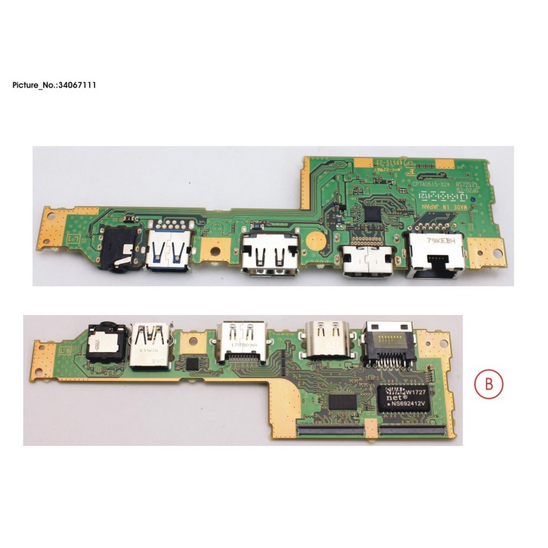 34067111 - SUB BOARD. AUDIO.USB.LAN