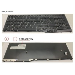 34053360 - KEYBOARD 10KEY BLACK W.O TS BELGIUM