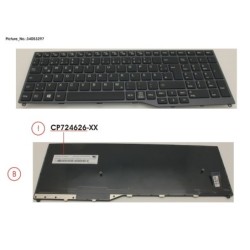 34053297 - KEYBOARD 10KEY BLACK W.O TS GERMAN