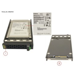 38062942 - SSD SAS 12G 1.6TB WRITE-INT. 2.5  H-P EP